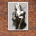 Hollywood Photographic Poster - Marilyn Monroe Illustration